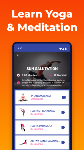اسکرین شات 7 برنامه Daily Yoga Workout+Meditation
