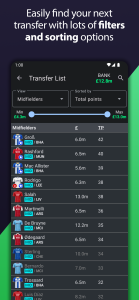 اسکرین شات 3 برنامه Fantasy Football Manager (FPL)