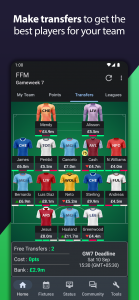 اسکرین شات 2 برنامه Fantasy Football Manager (FPL)