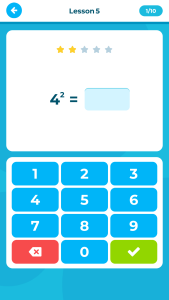 اسکرین شات 3 برنامه Exponents And Powers