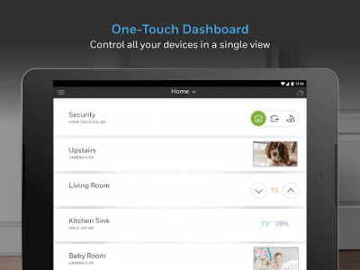 اسکرین شات برنامه Honeywell Home 8