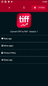 اسکرین شات برنامه TIFF to PDF Converter 2