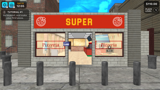 اسکرین شات بازی Pizza manager simulator 3d 1