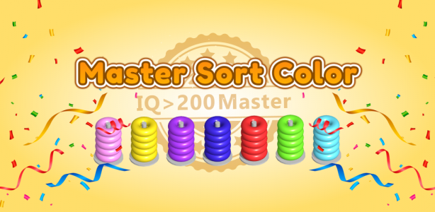 اسکرین شات بازی Color Hoop stack: 3D sort game 6