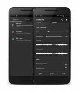 اسکرین شات برنامه Recordr - Smart & Powerful Sound Recorder Pro 3