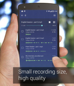 اسکرین شات برنامه Recordr - Smart & Powerful Sound Recorder Pro 4
