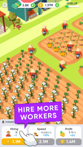 اسکرین شات بازی Farming Tycoon 3D - Idle Game 1