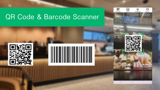 اسکرین شات برنامه QR Code & Barcode Scanner 1