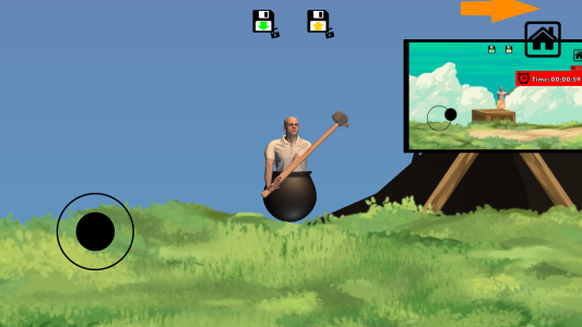 اسکرین شات 1 بازی Getting with hammer it