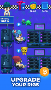 اسکرین شات برنامه Crypto Idle Miner: Bitcoin Inc 4