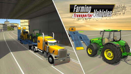 اسکرین شات بازی Farming Vehicles Transport: Transporter Truck Sim 1