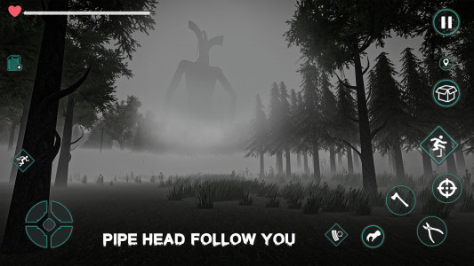 اسکرین شات بازی SCP Pipe Head Forest survival 4