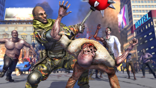 اسکرین شات برنامه Zombie Army Dead War Shooting Game 8