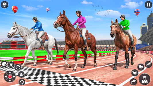 اسکرین شات 5 بازی Horse Racing Horse Riding Game