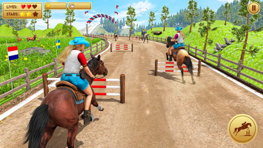 اسکرین شات 3 بازی Horse Racing Horse Riding Game