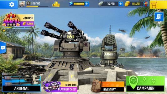 اسکرین شات بازی War Game: Beach Defense 7