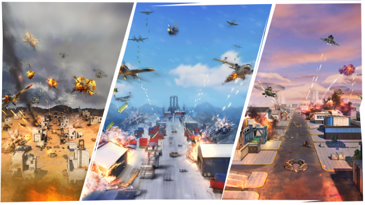 اسکرین شات 2 بازی Sky Defense: War Duty