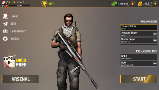 اسکرین شات بازی Sniper Warrior: PvP Sniper 4