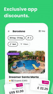 اسکرین شات برنامه Hostelworld: Hostel Travel App 5