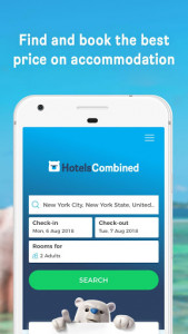 اسکرین شات برنامه Hotels Combined - Cheap deals 1