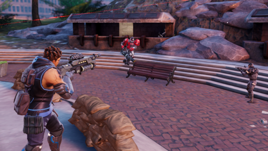 اسکرین شات 3 بازی Hero Hunters - 3D Shooter wars