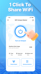 اسکرین شات 2 برنامه Wifi Hotspot - Portable Wifi
