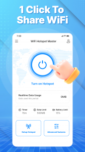 اسکرین شات برنامه Wifi Hotspot - Mobile Hotspot 2