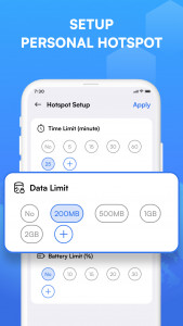 اسکرین شات برنامه Wifi Hotspot, Personal Hotspot 4