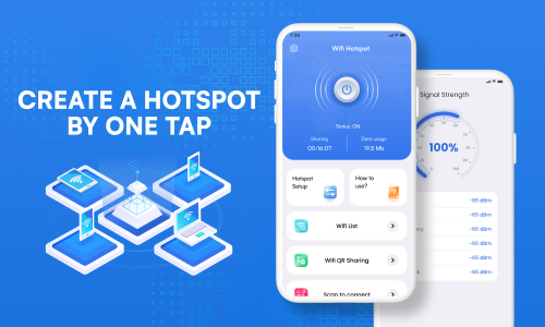 اسکرین شات 1 برنامه Wifi Hotspot, Personal Hotspot