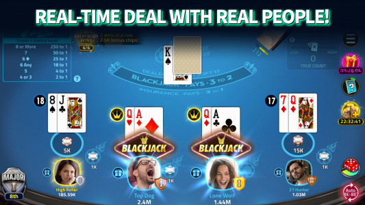 اسکرین شات 1 بازی House of Blackjack 21