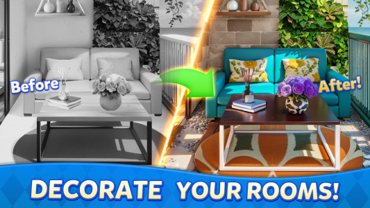 اسکرین شات بازی Dream Decor：Makeover Match 1