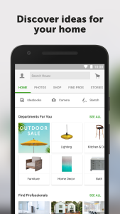اسکرین شات 1 برنامه Houzz Interior Design Ideas