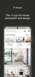 اسکرین شات 1 برنامه Houzz - Home Design & Remodel