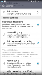 اسکرین شات برنامه AutoGuard Dash Cam - Blackbox 7