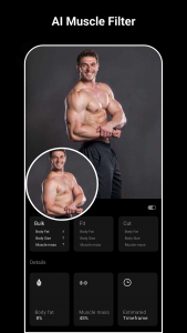 اسکرین شات برنامه GigaBody: AI Muscle filter 1