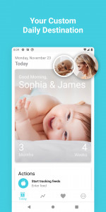 اسکرین شات 1 برنامه Baby + | Your Baby Tracker