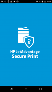 اسکرین شات برنامه HP JetAdvantage Secure Print 1