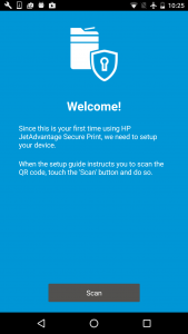 اسکرین شات برنامه HP JetAdvantage Secure Print 2