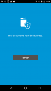 اسکرین شات برنامه HP JetAdvantage Secure Print 7