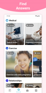 اسکرین شات برنامه Pregnancy + | Tracker App 6
