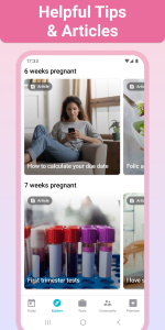 اسکرین شات 7 برنامه Pregnancy + | Tracker App