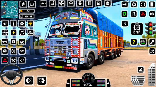 اسکرین شات بازی Indian Truck Game 3D Driving 1