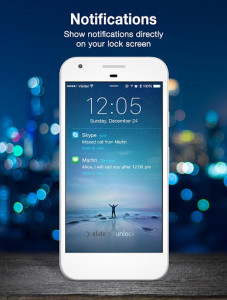 اسکرین شات برنامه OS9 Lock Screen 2