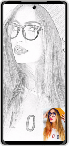 اسکرین شات 3 برنامه Pencil Photo Sketch : Drawing