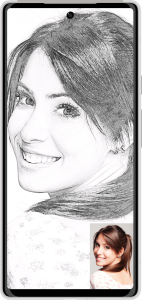 اسکرین شات 1 برنامه Pencil Photo Sketch : Drawing