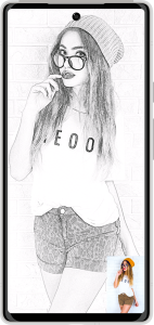 اسکرین شات 6 برنامه Pencil Photo Sketch : Drawing