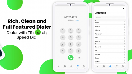 اسکرین شات برنامه iCallScreen - Phone Dialer 4