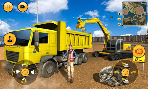 اسکرین شات بازی Heavy Excavator Construction Sim 2018 4