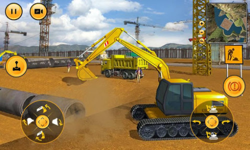اسکرین شات بازی Heavy Excavator Construction Sim 2018 1