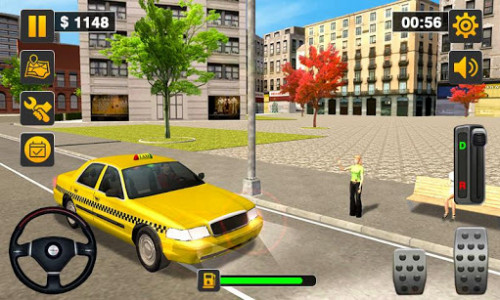 اسکرین شات بازی Taxi Driver 3D - Taxi Simulator 2018 1